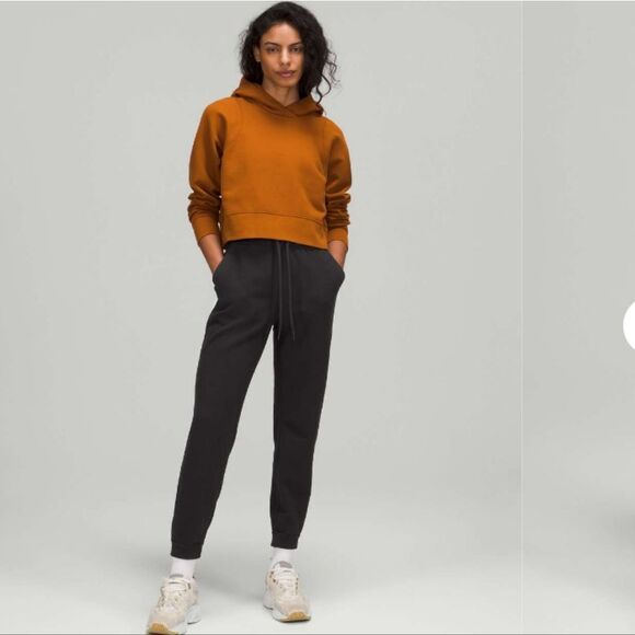 Lululemon Loungeful High-rise Jogger Black fleece cozy warm size 6 - Picture 6 of 12